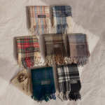 1+1 무배 카페 소프트 체크 머플러 커플 롱 목도리 아크릴 숄 겨울 국내제작 디어안나 : dearAnna