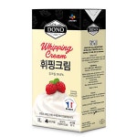 휘핑크림 동물성35% 1kg 1L 유레알 밀람 : 5 9 5 9