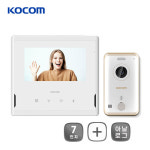 코콤 인터폰 K5B VP-S701 현관초인종포함 다세대주택 빌라 비디오폰 교체 월패드 설치 : 원큐홈넷