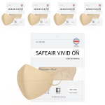 세이프에어 2D 새부리형 비비드온 컬러 마스크 국산 숨쉬기편한 대형 50매 : 세이프에어