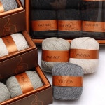 [앵콜스] 폭스 Fox (6볼세트) 족제비털 담비사+콩실 고급니트실 선물용 추천 : 앵콜스 뜨개실