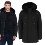 21FW 무스너클 남성 스틸링 패딩 점퍼 블랙 MK4661MP 291 : 아이원트바이