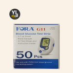 포라 Fora 시험지 50매 (유진포라 당뇨 검사지 혈당지 측정지 g11 혈당지 스트립) : 와이엘mall