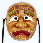 말뚝이 대 봉산탈 전통 탈 가면 공예품 외국인 바이어 선물 인테리어 소품 우드 : 경일문화가게