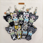 OMCat 오마이캣 1호 / 키링 / 고양이키링 / 고양이캐릭터 키링 / 캐릭터 키홀더 / 에어팟고리 / 단체선물 /자수키링 : OMCat-오마이캣