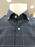 로베르따 남성 F/W 슬림핏 윈도 체크 버튼다운기모셔츠 RL4-251-9 : 세이브존 전주 로베르따셔츠
