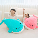[말랑말랑] 대형 모찌쿠션 100cm 아기고래상어(핑크) 애착인형 바디필로우 : 제이앤에이 JNA