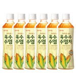 롯데 옥수수수염차, 황금보리 500ml, 2가지맛 12개 : 에스플러스마켓