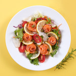 칠레 훈제연어 슬라이스 300g / 칠레 슬라이스 샐러드용 연어롤용 : 바다몰 스토어