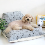 스누피 강아지 고양이 빈백 방석 (2color) 애견쿠션 : 견인구역