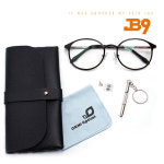 그대로착용 JB9 J2026 2컬러 탄성 경량 울템 블루라이트 차단안경 자외선차단 무도수 뿔테 코패드키트 : 제이비나인