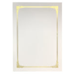 백색 상장 용지 종이 상장지 내지 금박 테두리 출력 프린트 : 상장팩토리