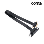 실재고 컴스몰 Express PCI 연장 아답터 1X배속 꺾임 PCI-E 3.0 연장 플랫형 30cm IH192  : 컴스몰