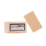 성미 식물성 때비누 소금(천일염) 170g / 천연 목욕탕 때밀이 모공각화증 닭살피부 바디스크럽 여드름 샤워 세수 식물성 세신비누 : 성미때비누