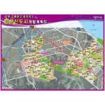 김포 한강신도시 (구래지구, 장기지구) 개발계획도 코팅 - 택지지구 신도시 개발지도 : 나우맵