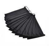 덴탈마스크 검정색 앞뒷면 올블랙 두꺼운 3중 MB필터 50매 : 위드샤인