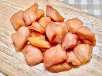 대견하개 닭가슴살 육포 큐브 50g 100g 말랑 노견 칭찬 훈련용 노즈워크 : 대견하개