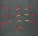 웻트 유리비드 라바 플라이낚시 훅 ( 저수지송어 붕어 잉어 송어 산천어 눈불개 피라미 불루길 피라미) : 피쉬 온