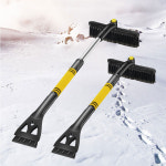 자동차눈치우기 차량용눈쓸개 서리제거 차눈치우는도구 성애제거 눈빗자루 성에 차유리얼음 : 아이스크림산책