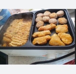 Domus 멀티 전기 그릴 소형 반반 그릴팬 가정용 캠핑 미니 두판 전기후라이팬 : 아람송이