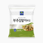 면사랑 부추 당면 김말이튀김 40g 25개 10팩 분식 안주 냉동 김말이 1kg 10개 : THE 식구