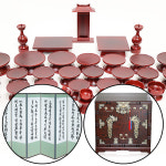 남원지리산공방 물푸레제기 37p+제기함+6폭병풍 : 지리산공방