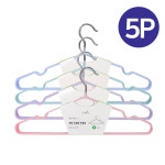 웰스토리 코팅논슬립옷걸이 5P/코팅옷걸이/스틸/스텐옷걸이/미끄럼방지 : JABDONG