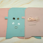 가죽공예 필통 만들기 DIY 키트 손바느질 체험학습 가죽 및 실, 바늘 포함 : Myleathertool