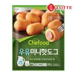 [롯데푸드] 쉐프드 라퀴진 우유미니핫도그 500g (25개입) : 하담몰
