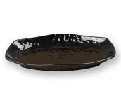 돌산멜라민 KDS DOLSAN 흑스톤 수타원접시 DS-6605 6606 6607 6608 업소용그릇 : 365주방마켓