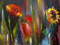 9종 DIY 명화그리기 유화그리기 세트 해바라기 꽃 행운 일러스트 소녀 정물화 풍경화 아이러브페인팅 캔버스 액자 프레임포함 F0026 : 후드앤티