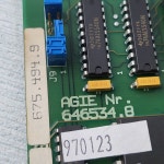 970123 / SBC-20  675.494.9 /  AGIE Nr.646534.8  SBC-16 A : 준 자동화