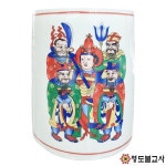 도자기오방기통(오방신장)불교용품도매,무속용품도매,무당용품도매,불교양초,제사초,법당초 : 영도불교사