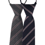 더블컬러 스트라이프 자동 넥타이 (프리미엄 YKK) : 젠바트