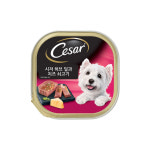 시저 습식사료 강아지캔 쇠고기 100g 반려 애견 강아지 기호성 좋은 캔 간식 : 조은세상1