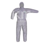 1개 L~2XL 그레이 원피스 방진복 재사용가능 세탁가능 자동차정비 기계작업 도장작업 : 지엔브릿지
