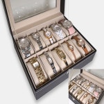 시계거치대 워치와인더 손목시계 보관함 파우치 안경 시계정리함 걸이 휴대용 2구 3구 6구 : 스토어라니