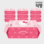 헬로키티 시그니처 물티슈 핑크에디션 캡형 70매 X10팩 : 아이티씨 본사직영