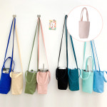 텀블러가방 크로스 미니 산책 캔버스 텀블러백 : Mode