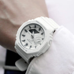지샥 지얄오크 42mm 미니 사이즈 디지털 전자손목시계 화이트 : HighEnd