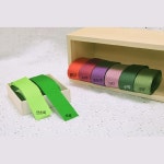 25mm 골직 무지 테이프 연초록,초록,빨강,자주,포도주,가지,수박,국방 : 천사또