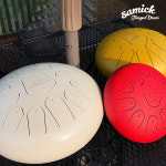 삼익 스틸 텅드럼 행드럼 8인치 11음 가방포함 풀패키지 타악기 힐링악기 : 사운드뮤직인