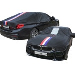 오토모듬 BMW 6GT(G32) VIP 블랙 삼선띠 하프 상단바디 자동차커버 이물질방지 차량보호 스크래치방지 : 오토 모듬