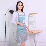 아름드리 피치원단 목걸이형 H형 주방앞치마 바리스타 보육교사 놀이방 카페 공방 앞치마 : 아름드리스토아