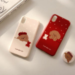 귀여운 루돌프 강아지 케이스 스마트 톡 세트 : 목스녹스 스튜디오