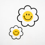 입체 초대형 꽃스마일액자 입체 행운을부르는 액자 돈들어오는 그림 75x74cm : 코메샵