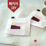 [패키지]조각보차받침DIY-벚꽃/조각보/규방공예 재료 : 우리 규방