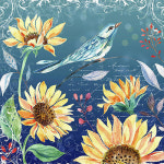 10종 DIY 명화그리기 유화그리기 세트 해바라기 꽃 행운 나비 새 일러스트 추상화 풍경화 아이러브페인팅 캔버스 액자 프레임포함 F0063... 