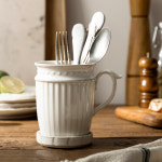 쓰임 그레이스 도자기 수저통 : 쓰임 공식스토어