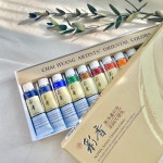 알파 채향 15ML 민화 동양화물감 한국화물감 세트 : 그림화방